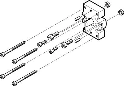 Адаптерная плита для параллельного захвата Festo HAPG-SD2-24