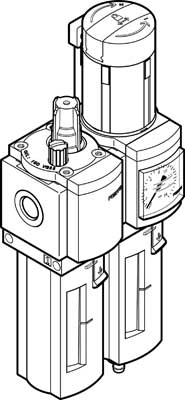 Блок подготовки воздуха, комбинация Festo MSB6-1/2-FRC5:J1M1-Z