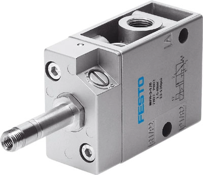 Распределитель с электроуправлением Festo MFH-3-1/8-S-NPT