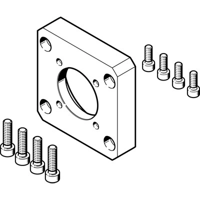 Фланец электродвигателя Festo EAMF-A-62A-60G/H