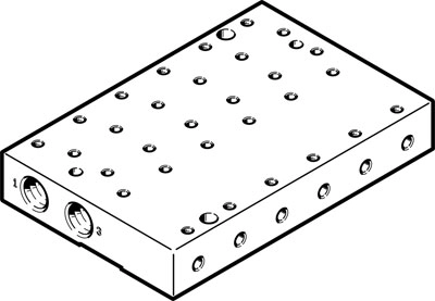 Коллектор Festo VABM-P6-15MB-G18-M5-4