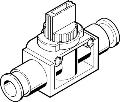 Отсечной клапан Festo HE-2-QS-3/16-U