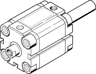 Компактный пневмоцилиндр Festo AEVU-25-P-A-S2