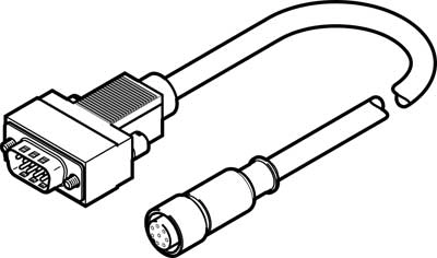 Кабель кодирующего устройства Festo NEBM-M12G8-E-S1G9-V3