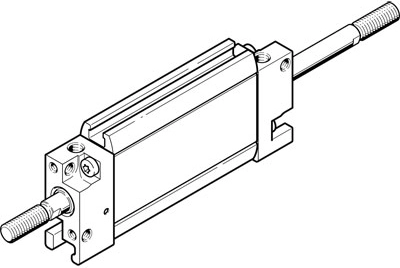 Плоский пневмоцилиндр Festo DZF-12-A-P-A-S2