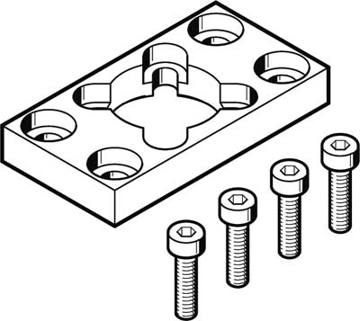 Фланцевое крепление Festo DAMF-F7-16