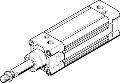 Стандартный пневмоцилиндр Festo DNC-63-PPV-A