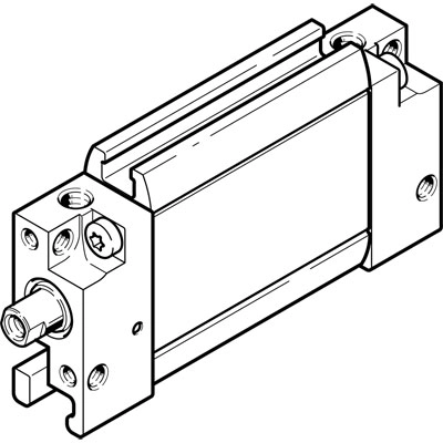 Плоский пневмоцилиндр Festo DZF-12-P-A