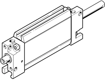 Плоский пневмоцилиндр Festo DZF-12-P-A-S2