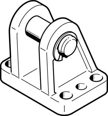 Опорная стойка Festo LBG-80-R3