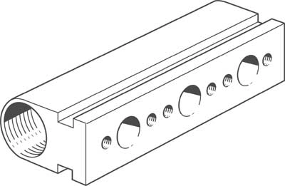 Р-планка для блочного монтажа Festo PAL-3/8-3-B