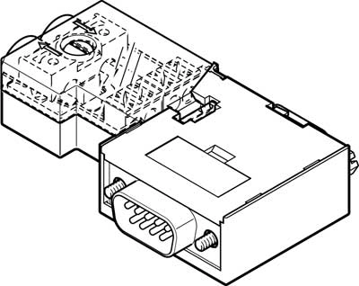 Штекер Festo NECU-S1W9-C2-APB