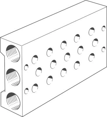 Плита для блочного монтажа Festo PRS-1/4-5