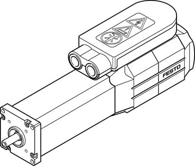 Серводвигатель Festo EMMS-AS-40-M-LS-TM