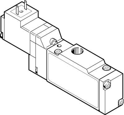 Распределитель с электроуправлением Festo MEH-3/2-1/8-P-B