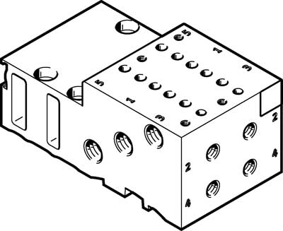 Плита для блочного монтажа Festo MHA2-PR2-5-M5