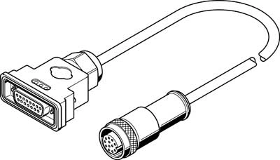 Кабель электродвигателя Festo KMTR-DC-SUB-15-M12-5