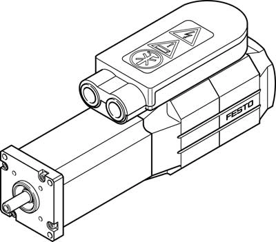 Серводвигатель Festo EMMS-AS-40-S-LS-TM