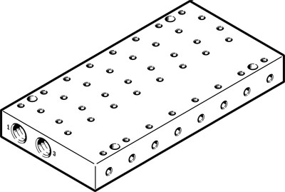 Коллектор Festo VABM-P6-15MB-G18-M5-8