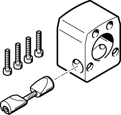 Корпус муфты Festo EAMK-A-E20-32B