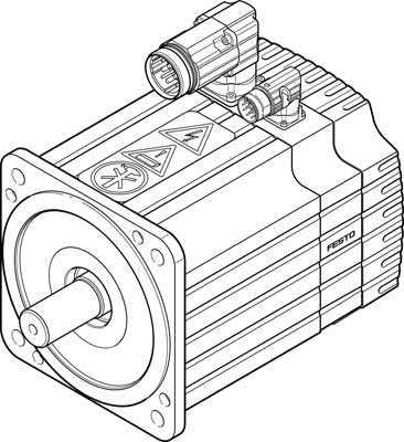 Серводвигатель Festo EMMS-AS-190-S-HS-AR