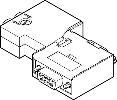 Штекер Festo NECU-S1W9-C2-ACO