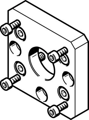 Фланец электродвигателя Festo EAMF-A-44A/B-40A