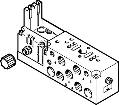 Монтажная плита Festo VMPA2-IC-AP-1