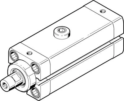 Линейно-поворотный зажим Festo CLR-25-10-L-P-A-K11-R8