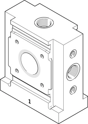 Модуль разветвления Festo PMBL-186-HP3-H