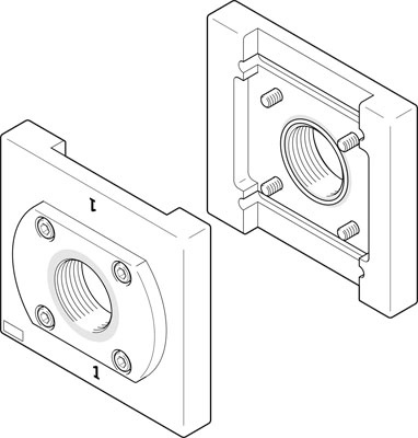 Монтажная плита Festo PAML-CP-186-HP3-G114