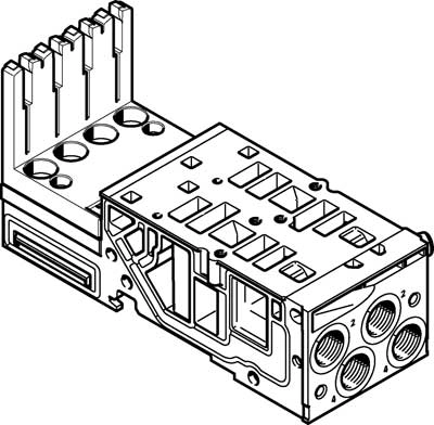 Монтажная плита Festo VMPA2-AP-2-1-EMS-4