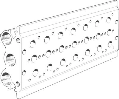 Плита для блочного монтажа Festo PRS-1/8-7-BB