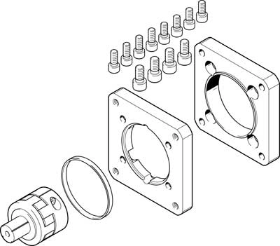 Осевой набор Festo EAMM-A-M80-120G