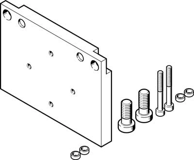 Адаптерная плита для параллельного захвата Festo DHAA-G-E7-185-B17-25