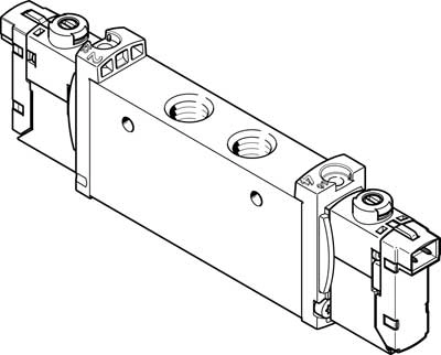 Распределитель с электроуправлением Festo VUVG-L14-B52-T-G18-1H2L-W1