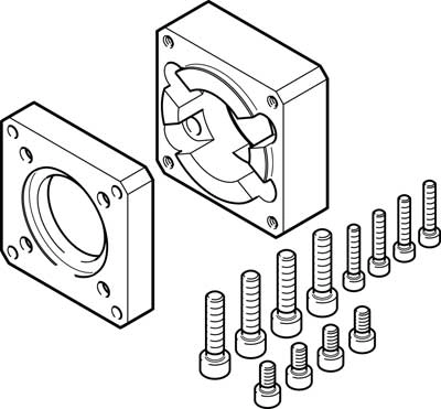 Фланец электродвигателя Festo EAMF-A-38D-60G/H