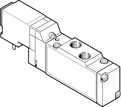 Распределитель с электроуправлением Festo MEH-5/2-1/8-P-S-I-B