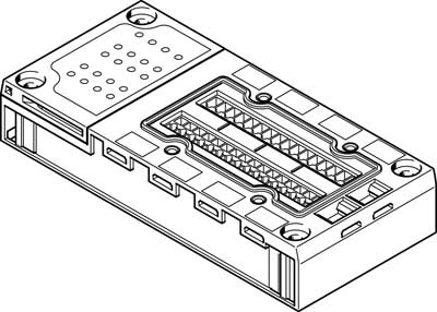 Плита для блочного монтажа Festo CPX-AB-8-KL-4POL