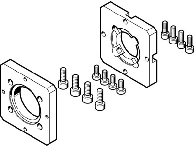 Фланец электродвигателя Festo EAMF-A-38A-40G