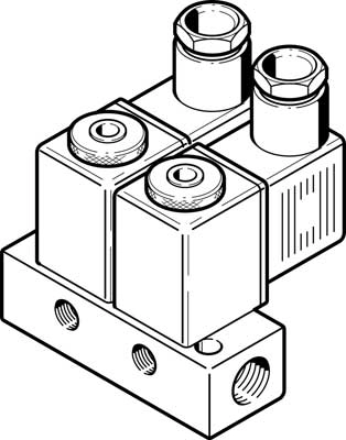 Распределитель с электроуправлением Festo BMFH-2-3-M5