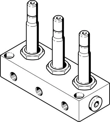 Распределитель с электроуправлением Festo BMCH-3-3-1/8