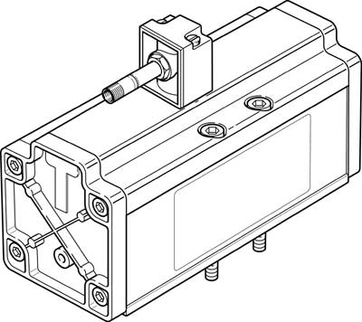 Распределитель с электроуправлением Festo MFH-5/2-D4