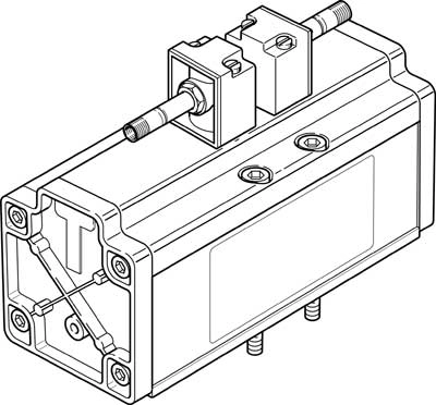 Распределитель с электроуправлением Festo MFH-5/3G-D4