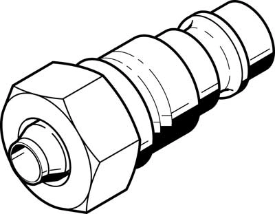 Быстроразъемный штекер Festo KS-PK-4-1/8