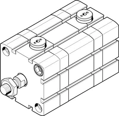 Компактный пневмоцилиндр Festo ADN-63-EL