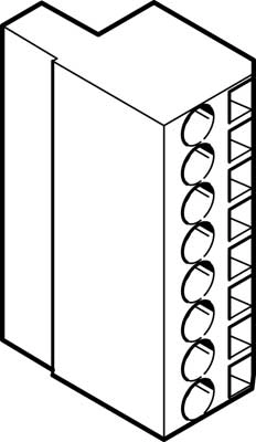 Штекер Festo NECC-L1G8-C1