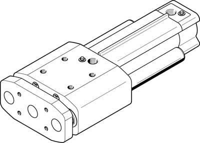 Пневмоцилиндр с направляющими Festo DGRF-C-GF-40