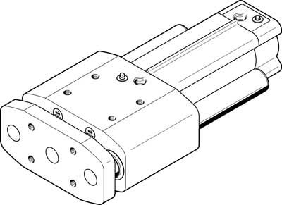 Пневмоцилиндр с направляющими Festo DGRF-C-GF-50