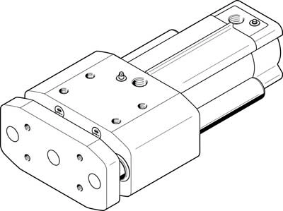 Пневмоцилиндр с направляющими Festo DGRF-C-GF-63